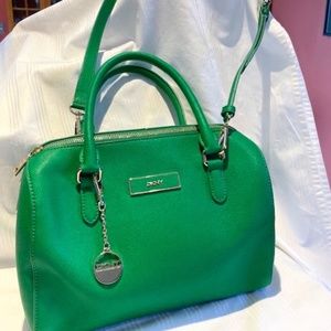 EUC DKNY Green Purse